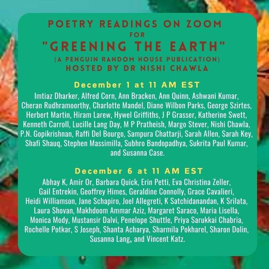 Launch of Greening the Earth: Zoom event